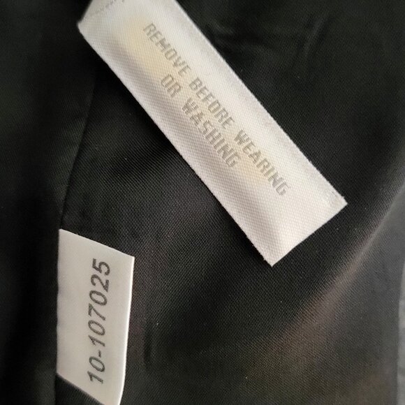 Ann Taylor Black Midi Vintage Size 6 beautiful silk and cotton dress, never worn - Picture 7 of 7